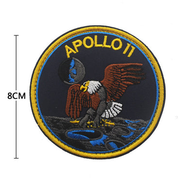 Space Badge Astronaut (24) Embroidered aviation design patch in embroidered fabric.