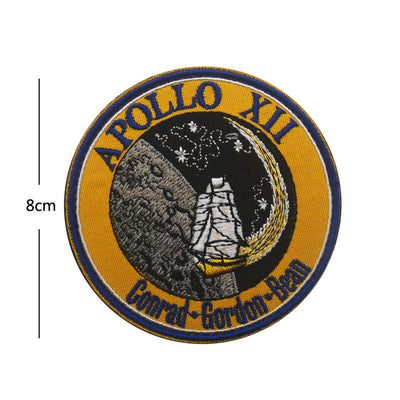 Space Badge Astronaut (25) Embroidered aviation design patch in embroidered fabric.