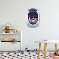 Thumbnail for Airplane Window & Masjidal-Madinah Printed Wall Window Stickers