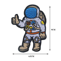 Thumbnail for Space Badge Astronaut (8) Embroidered aviation design patch in embroidered fabric.