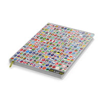 Thumbnail for 220 World's Flags Designed Notebooks