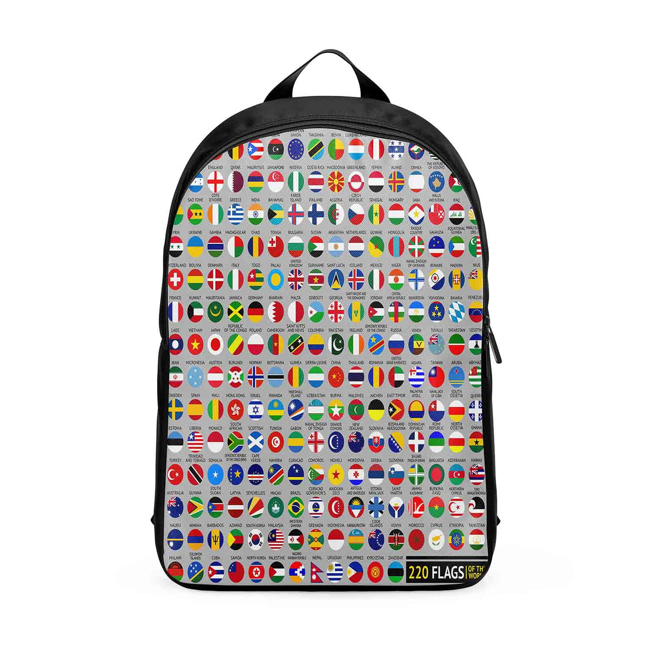 220 World's Flags Designed Backpacks