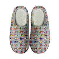 Thumbnail for 220 World's Flags Designed Cotton Slippers