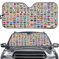 Thumbnail for 220 World's Flags Designed Car Sun Shade