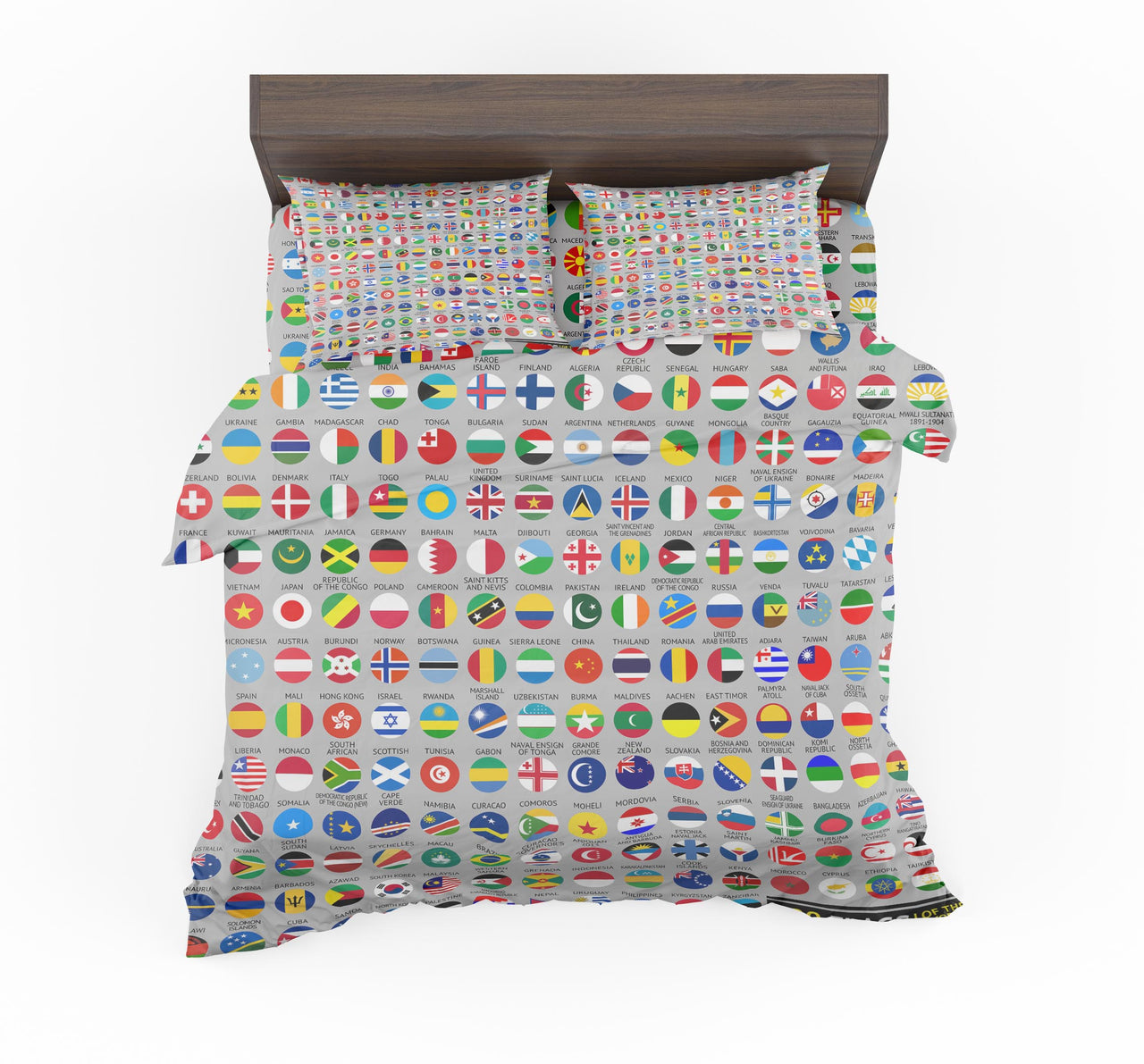 220 World's Flags Designed Bedding Sets