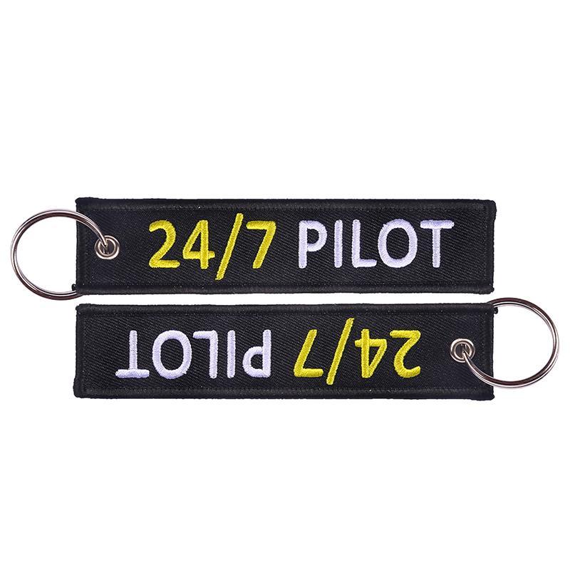 24/7 PILOT Designed Key Chains