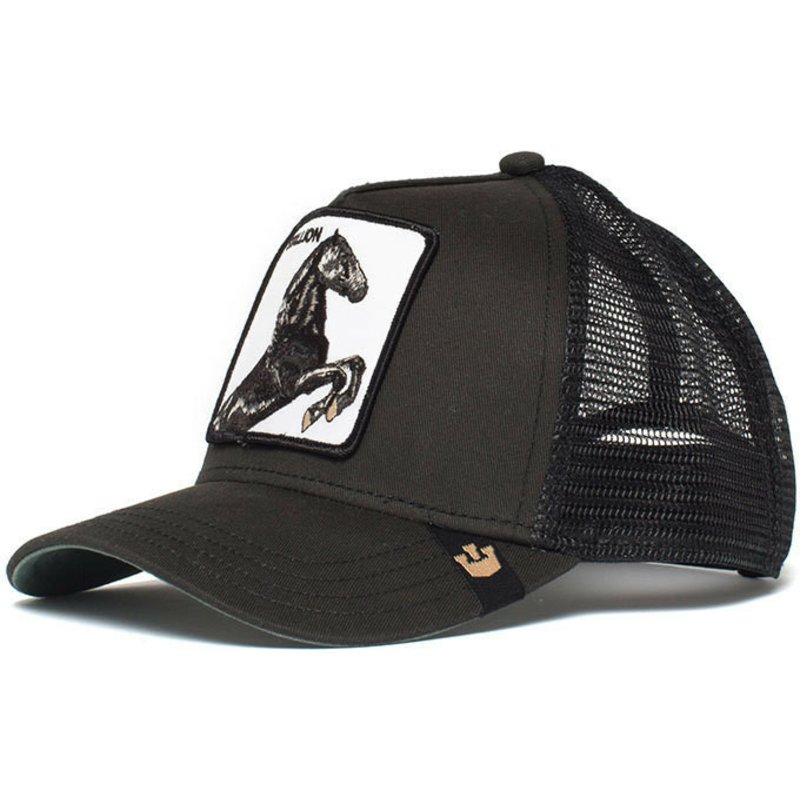 Fashion Animal Snapback Horse Black Designed Hats