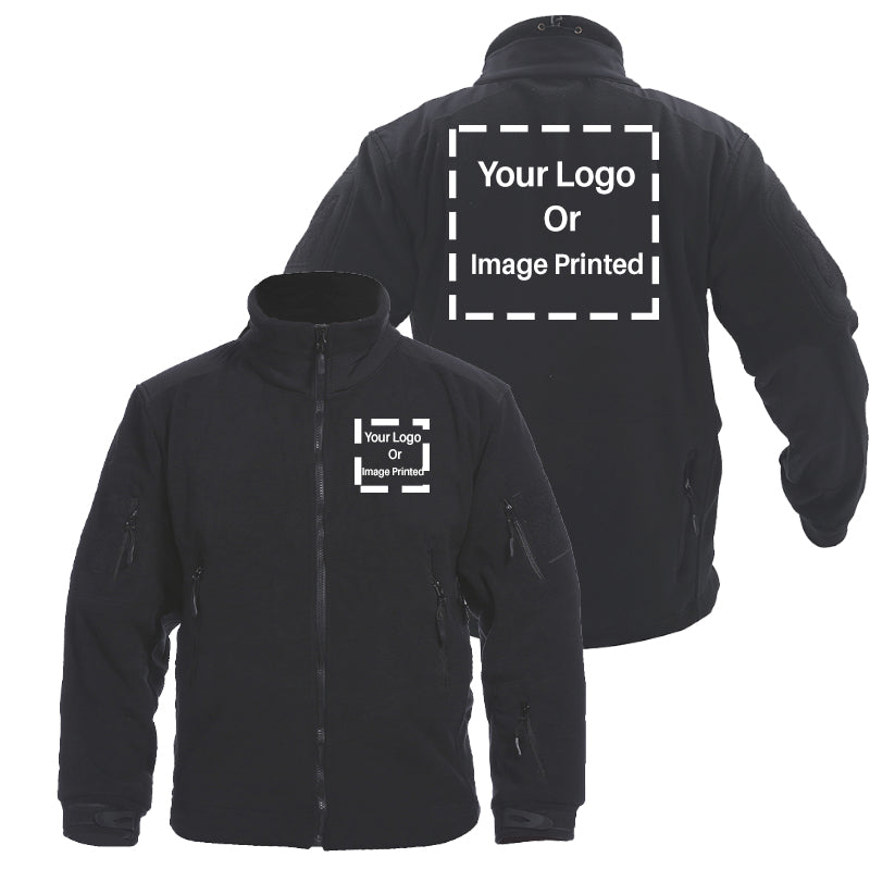 Custom 2 LOGOS Fleece Military Jackets