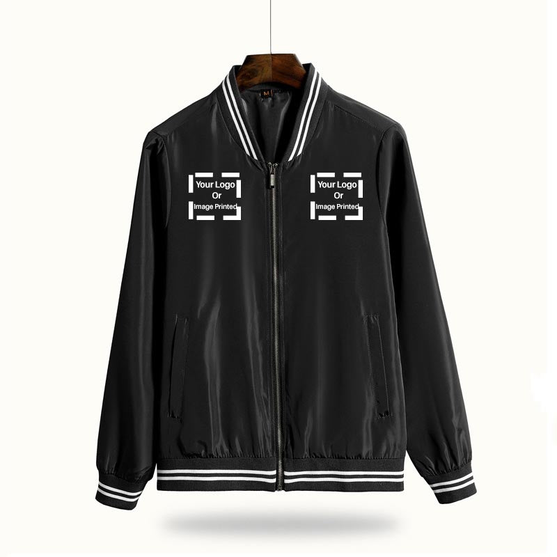 Custom TWO LOGOS Thin Spring Jackets