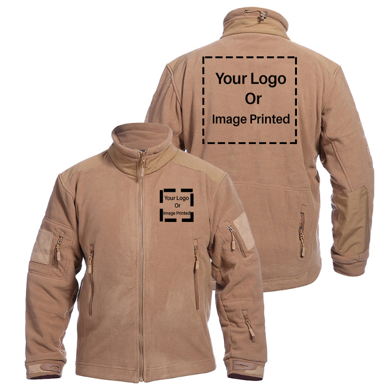 Custom 2 LOGOS Fleece Military Jackets