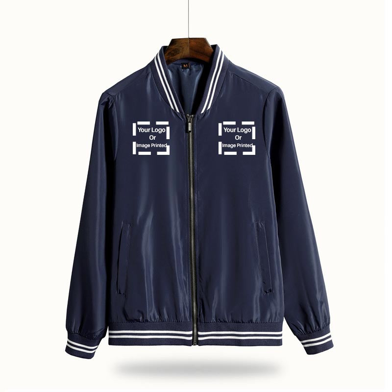 Custom TWO LOGOS Thin Spring Jackets