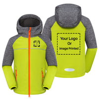 Thumbnail for Custom 2 LOGOS Children Polar Style Jackets
