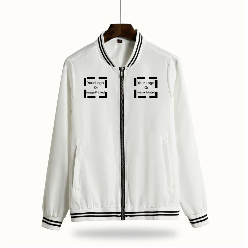 Custom TWO LOGOS Thin Spring Jackets