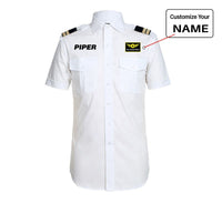 Thumbnail for Piper & Text Designed Pilot Shirts