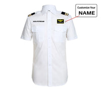 Thumbnail for Gulfstream & Text Designed Pilot Shirts
