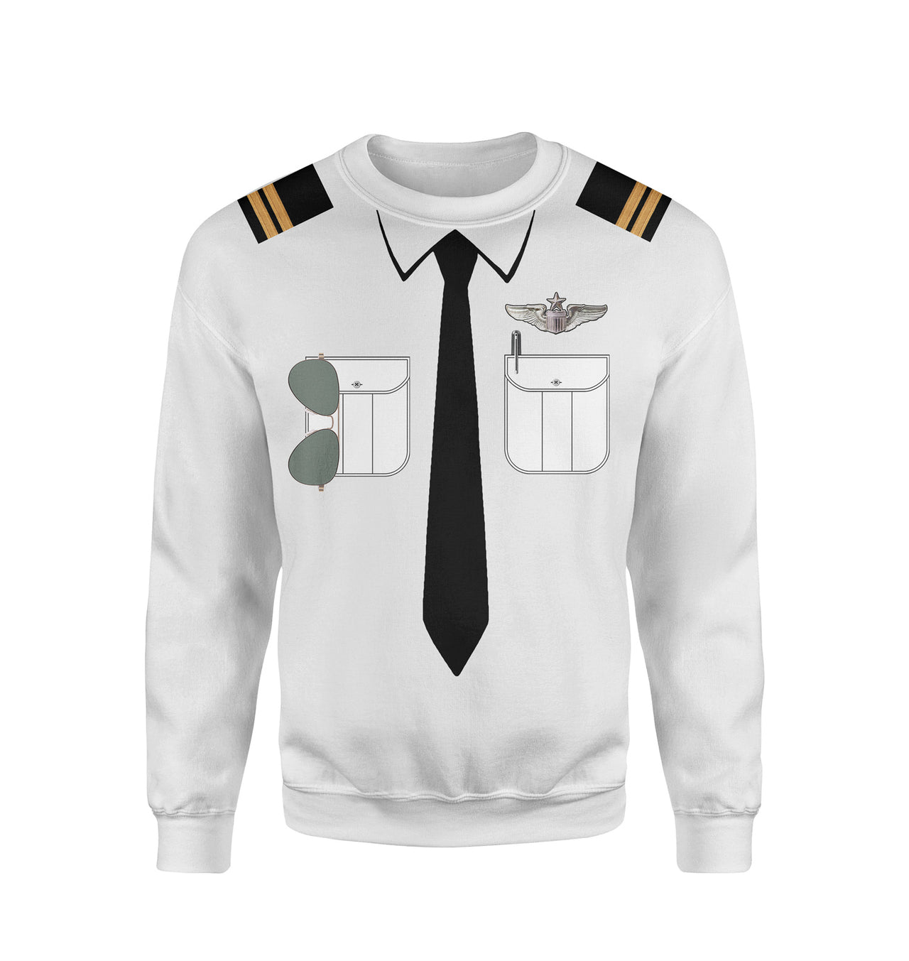 Customizable Pilot Uniform (US Air Force & Star) Designed 3D Sweatshirts