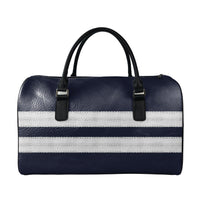 Thumbnail for Silver Pilot Epaulettes (4,3,2 Lines) Designed Leather Travel Bag