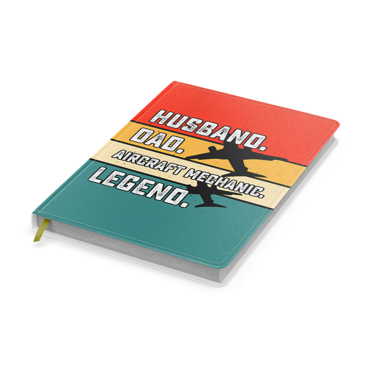 Husband & Dad & Aircraft Mechanic & Legend Cockpit Designed Notebooks