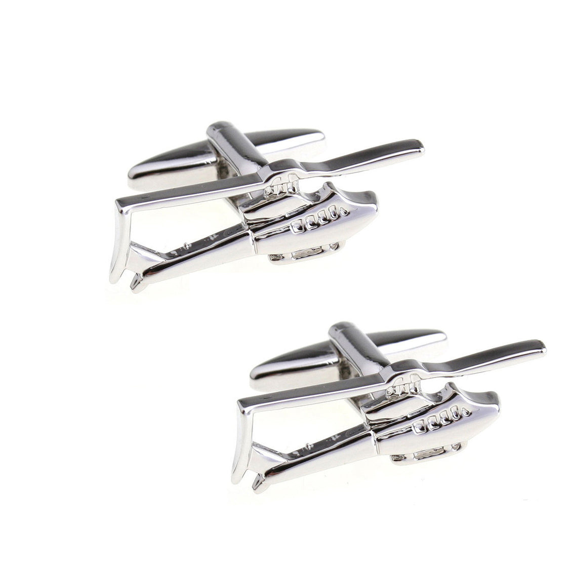 Helicopter Shaped (2) Cuff Links