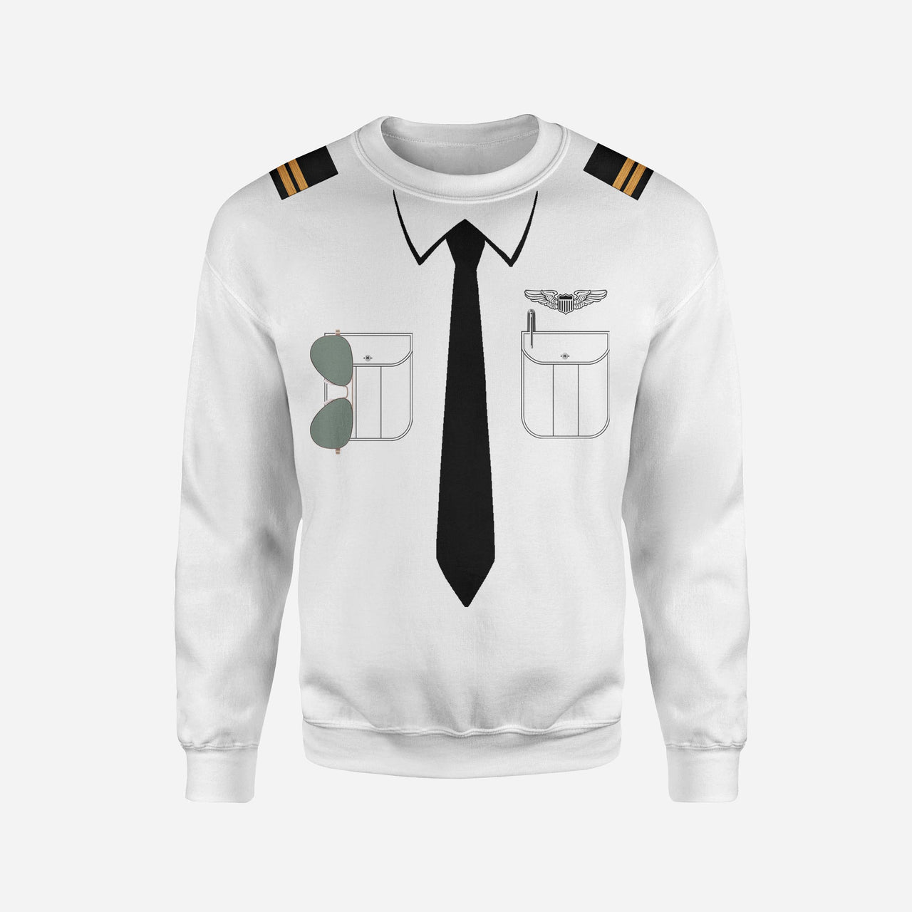 Customizable Pilot Uniform Designed 3D Sweatshirts
