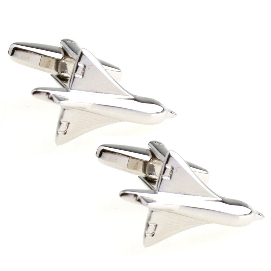 Airplane Shaped (3) Cuff Links