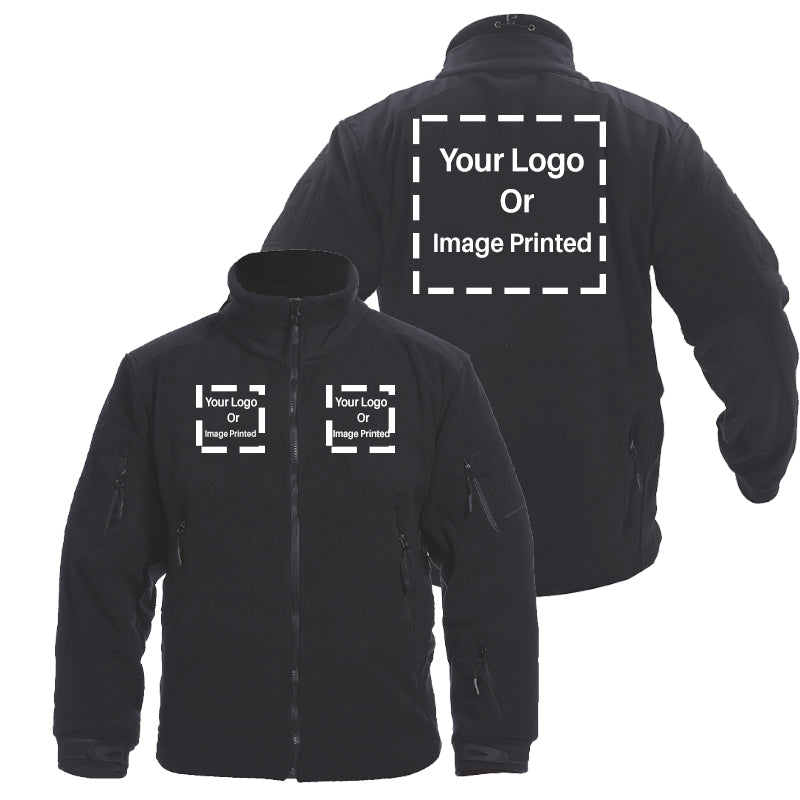 Custom 3 LOGOS Fleece Military Jackets