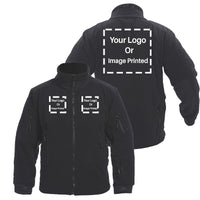 Thumbnail for Custom 3 LOGOS Fleece Military Jackets