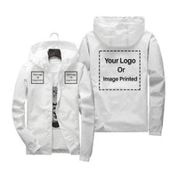 Thumbnail for Custom 3 LOGOS Designed Windbreaker Jackets
