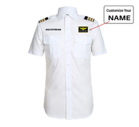 Thumbnail for Gulfstream & Text Designed Pilot Shirts