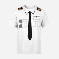 Thumbnail for Customizable Pilot Uniform (Badge 1) Designed T-Shirts