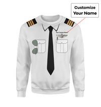 Thumbnail for Customizable Pilot Uniform (US Air Force & Star) Designed 3D Sweatshirts