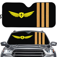 Thumbnail for Badge & Golden Epaulettes (4,3,2 Lines) Designed Car Sun Shade