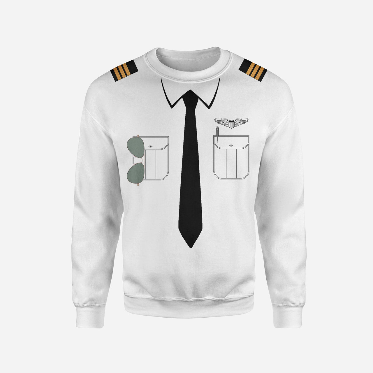Customizable Pilot Uniform Designed 3D Sweatshirts