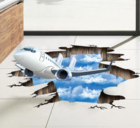 Thumbnail for 3D Airplane & Sky Designed Floor & Wall Sticker