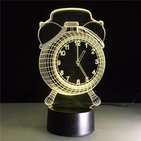 Thumbnail for 3D Alarm Clock Designed Night Lamp