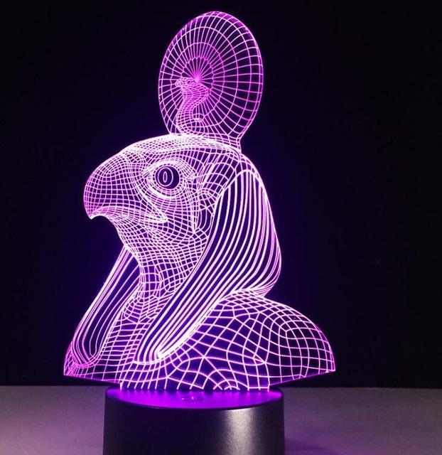 3D Ancient Egypt Anubis Designed Night Lamps