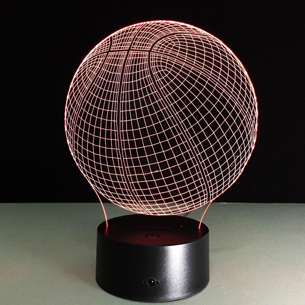 3D Basketball Designed Night Lamp