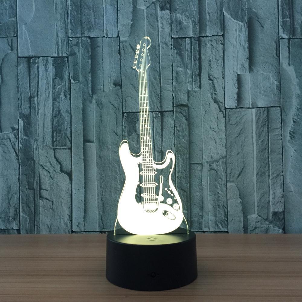 3D Electro Guitar Designed Night Lamp