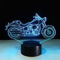 Thumbnail for 3D Fantastic Motorcycle Designed Night Lamp