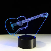 Thumbnail for 3D Horizontal Classic Guitar Designed Night Lamp