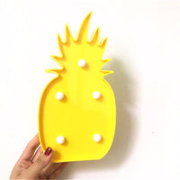 Thumbnail for 3D LED Pineapple & Cactus Night Lamp