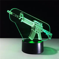 Thumbnail for 3D Machine Gun Designed Night Lamp