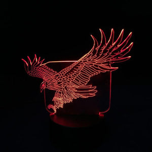 3D Mighty Eagle Designed Night Lamp