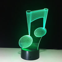 Thumbnail for 3D Music Note Designed Night Lamps