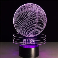 Thumbnail for 3D NBA & Basketball Designed Night Lamp
