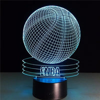 Thumbnail for 3D NBA & Basketball Designed Night Lamp