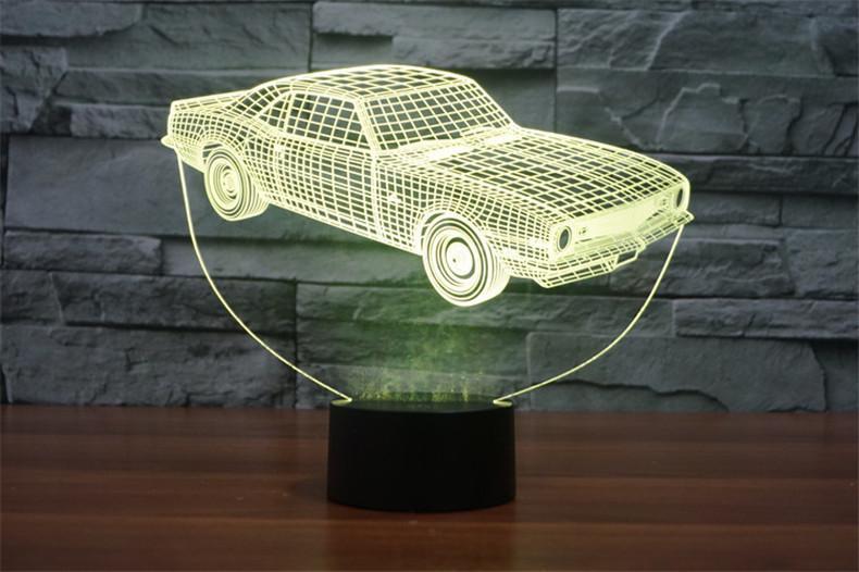 3D Old Classics Car Designed Night Lamp