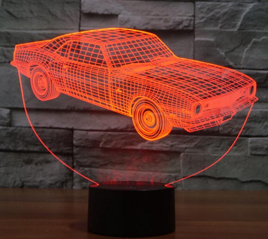 3D Old Classics Car Designed Night Lamp