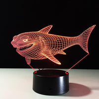 Thumbnail for 3D Shark Designed Night Lamp