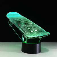 Thumbnail for 3D Skateboard Designed Night Lamp